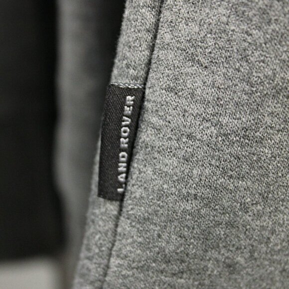 Land Rover Men's XL Grey Cotton/Polyester Blend Full Zip Hoodie - Picture 6 of 10